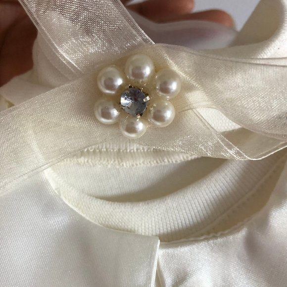 3-6 MONTHS BAPTISM/CHRISTENING BABY DRESS SET - Picture 4 of 8